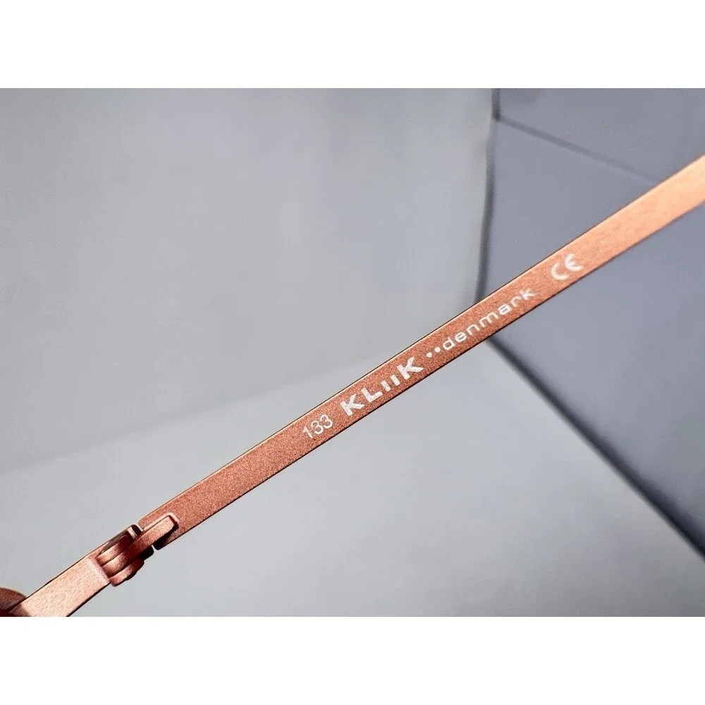 Klik Denmark 658 M207 Eyeglass Frames Only 48-17-133 Copper Red Metal